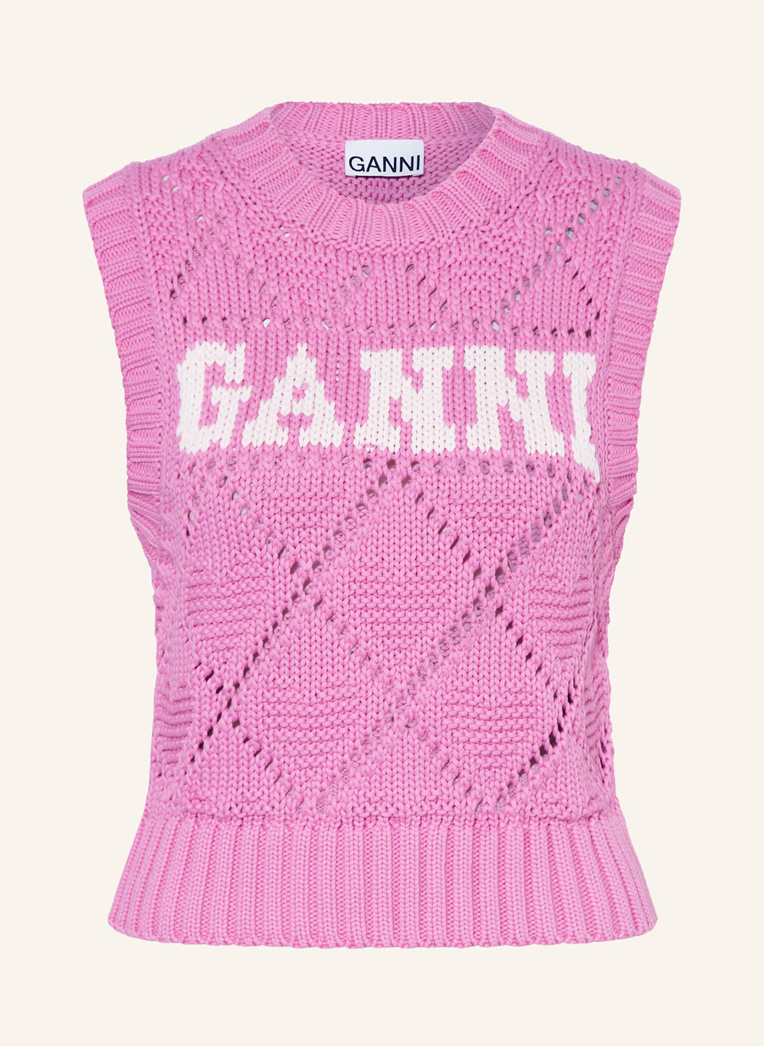 

Свитер-Жилет Ganni, розовый