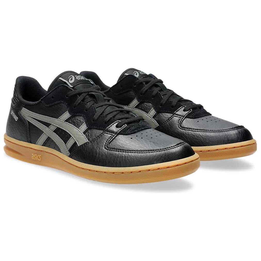 Кроссовки Asics Skyhand Skateboarding Shoes Men Low-top Dark Gray, черный/серый — фото 3