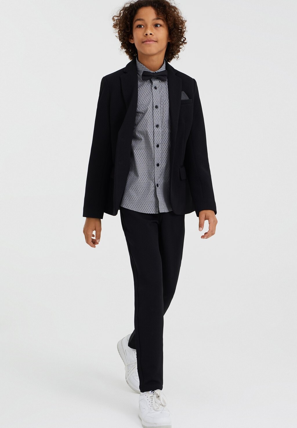 

Брюки SLIM FIT MET STRUCTUUR WE Fashion, цвет black