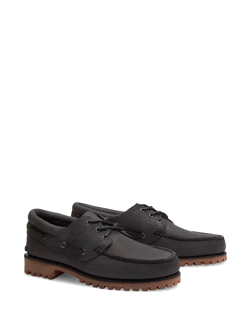Классические лодочные туфли Authentics с тремя люверсами Timberland, черный — фото 2