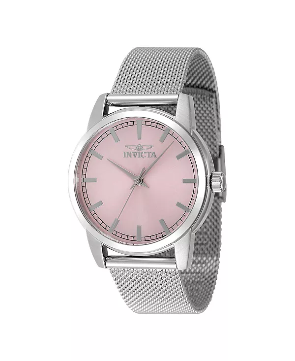 

Женские кварцевые часы 48514 Celestial с тремя стрелками и розовым циферблатом Invicta, bright