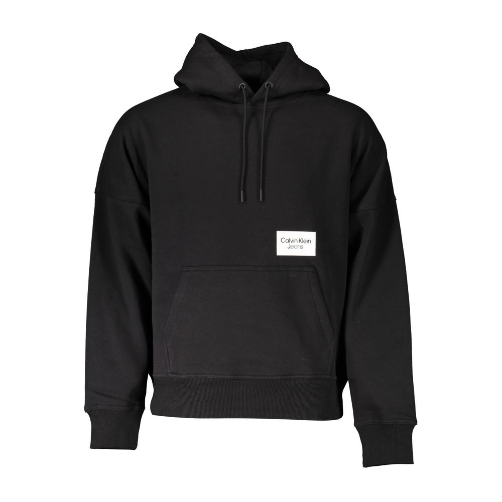

Черный хлопковый мужской свитер Calvin Klein