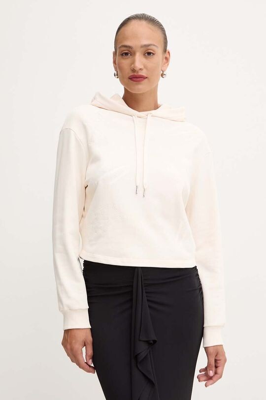 

Хлопковая толстовка Armani Exchange, бежевый