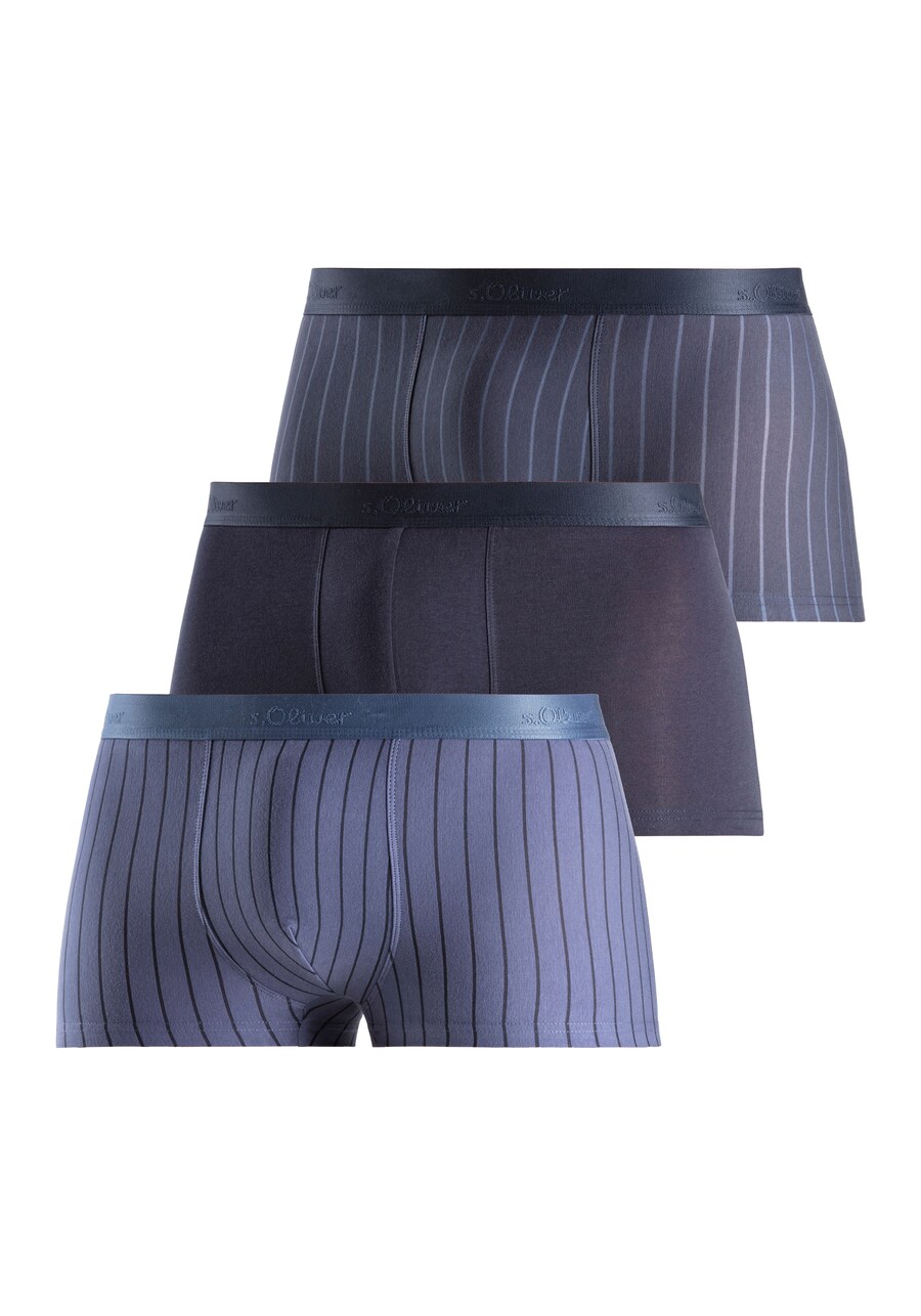 

Трусы s.Oliver Boxer shorts Hipster, цвет smoke blue/dark blue