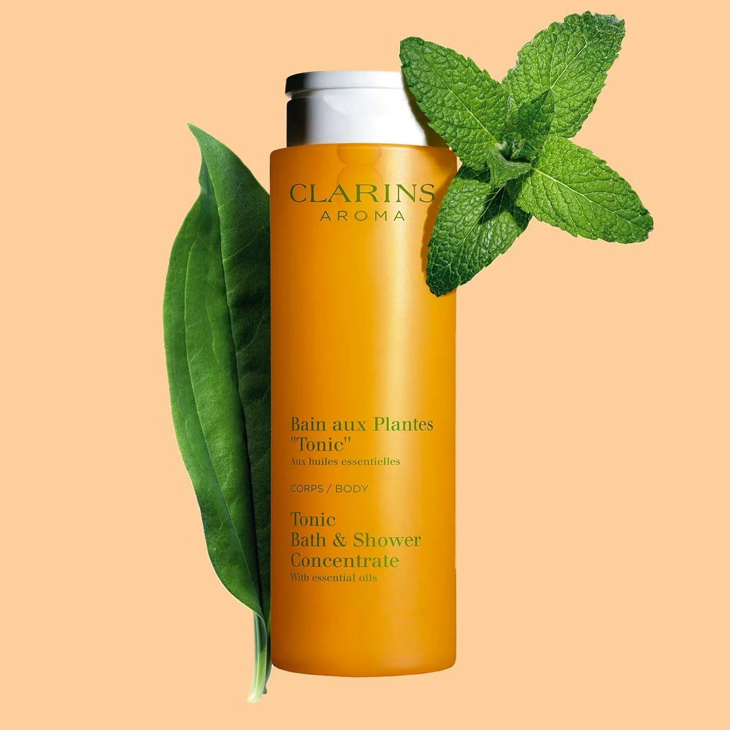 Добавка для ванны аромафитокар bain aux plantes тоник - многоразового использования Clarins, 200 мл — фото 2