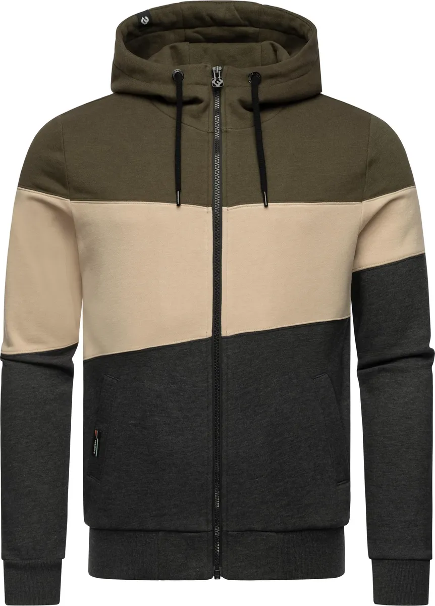 

Толстовка с капюшоном Ragwear "Триен", мужская базовая толстовка с капюшоном, зеленый