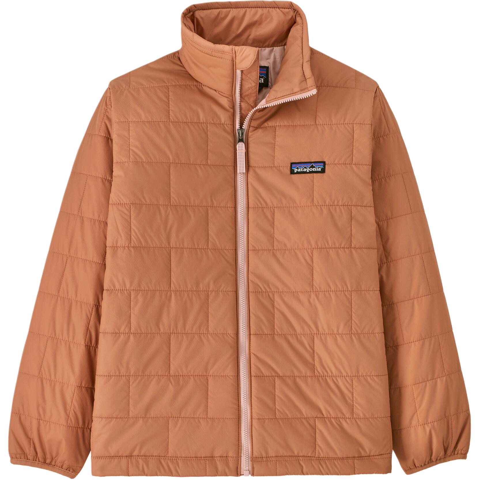 

Детская куртка Nano Puff Patagonia, розовый/terra розовый