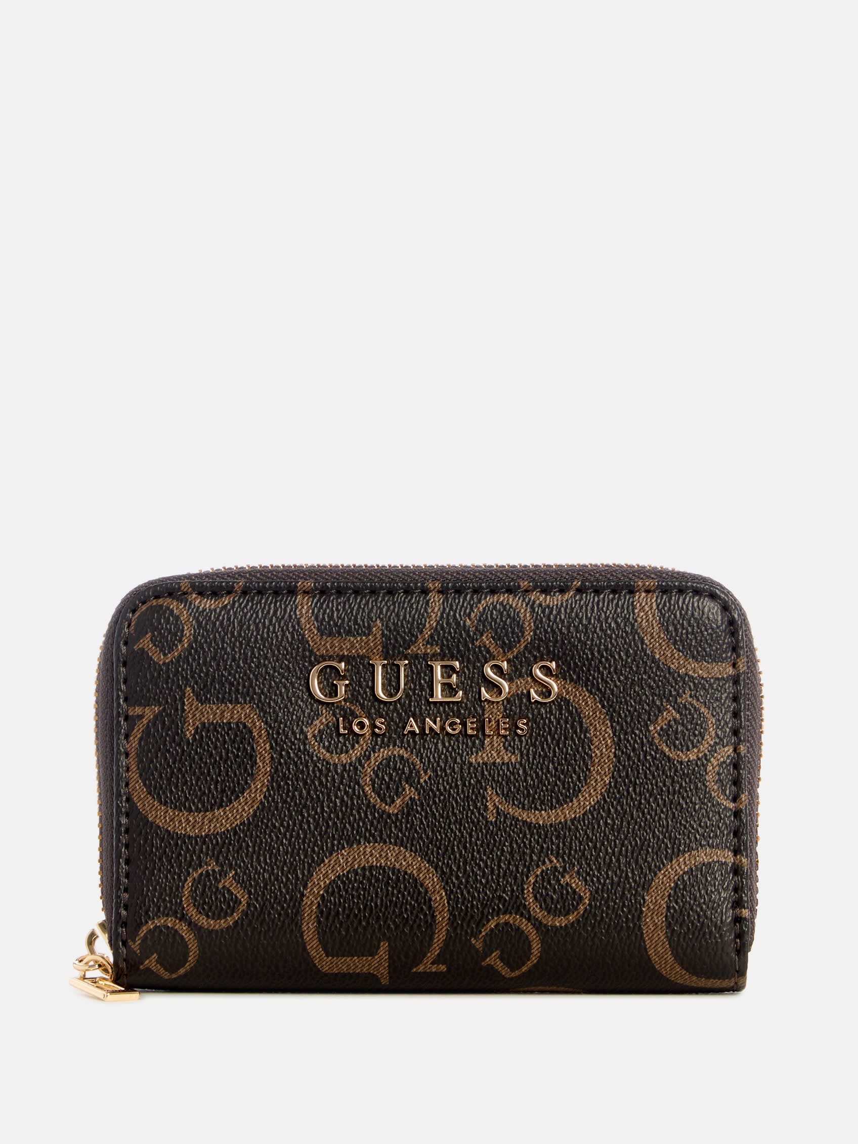 

Кошелек на молнии с логотипом Saffron Guess Factory, цвет natural