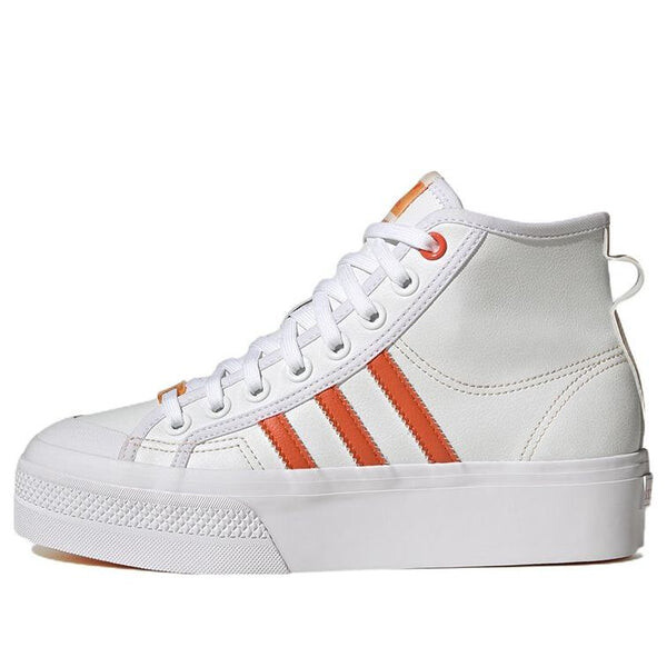 Кроссовки nizza platform mid vegan Adidas, белый