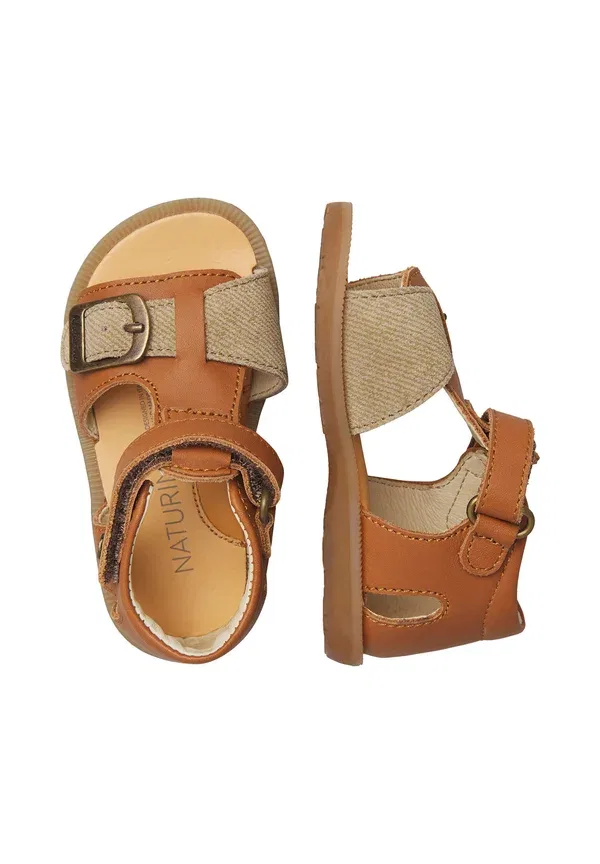 Детские туфли Quarzo baby shoes Naturino, цвет коньяк — фото 2