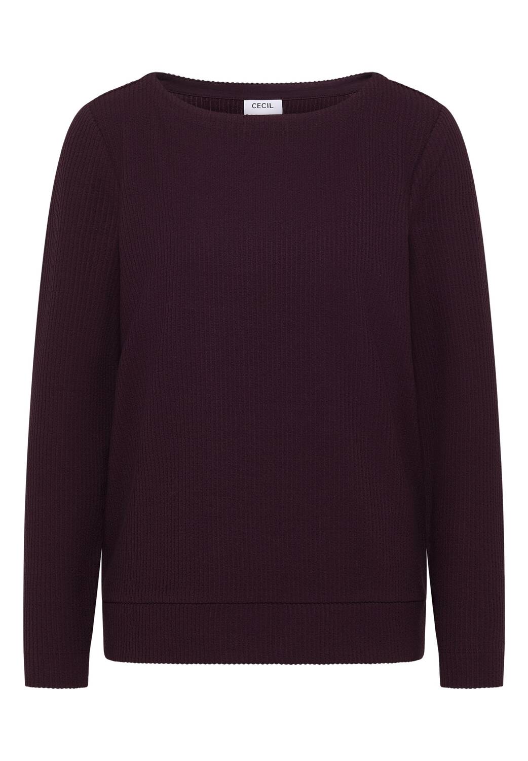 

CECIL Лонгслив в бордовом цвете