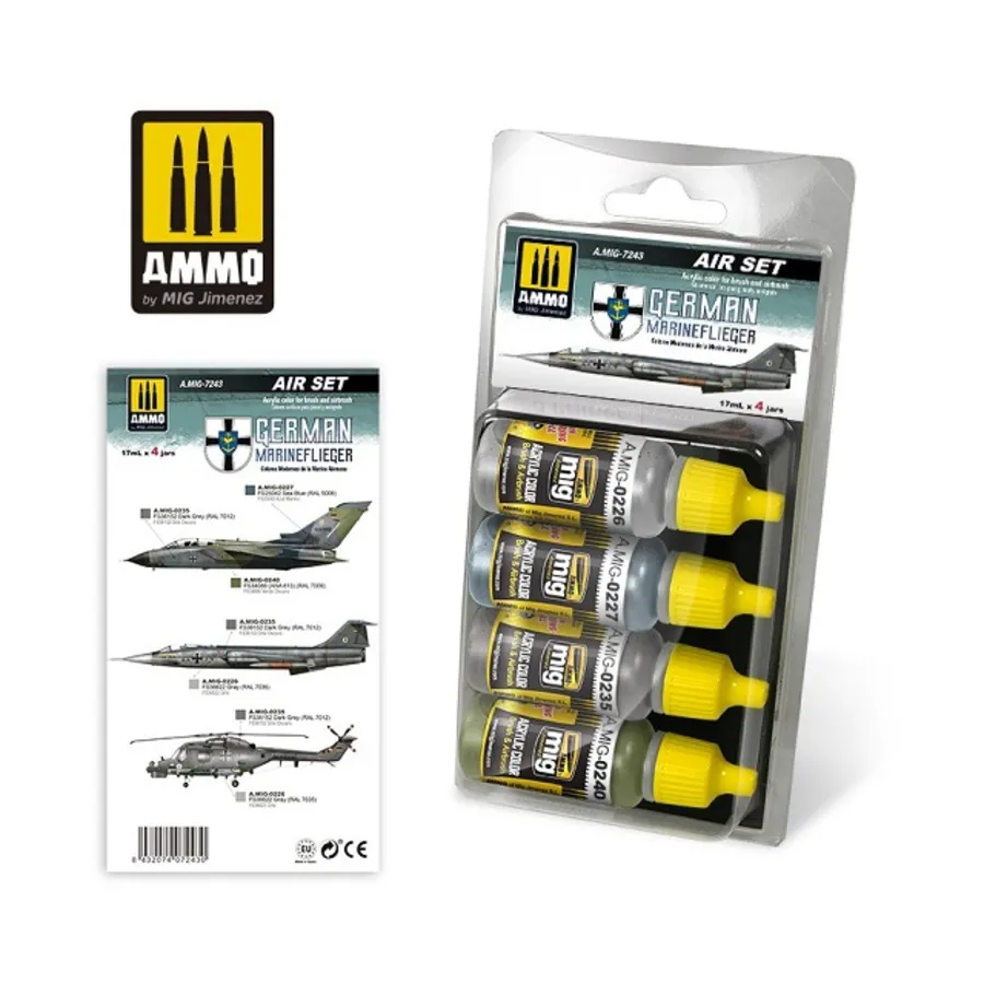 

Немецкие цвета Marineflieger, Acrylic Paint Sets