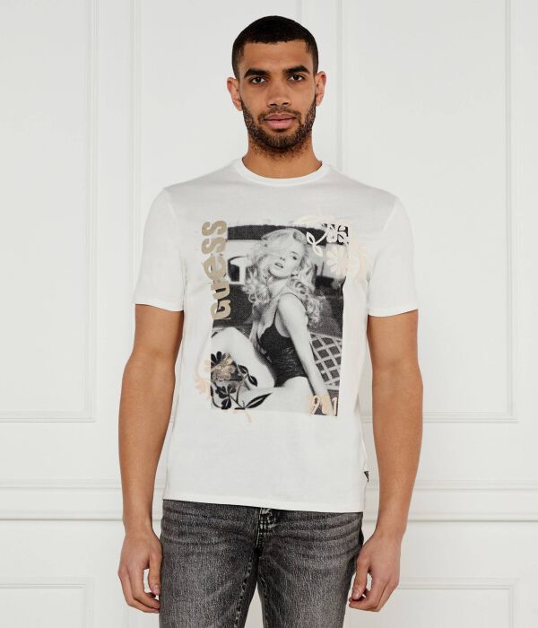 

Футболки Regular fit Guess Jeans, белый