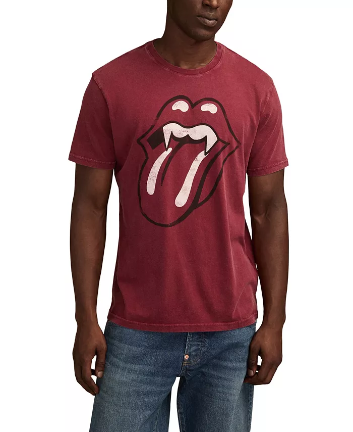 

Мужская толстовка Rolling Stones Fangs Lucky Brand, красный
