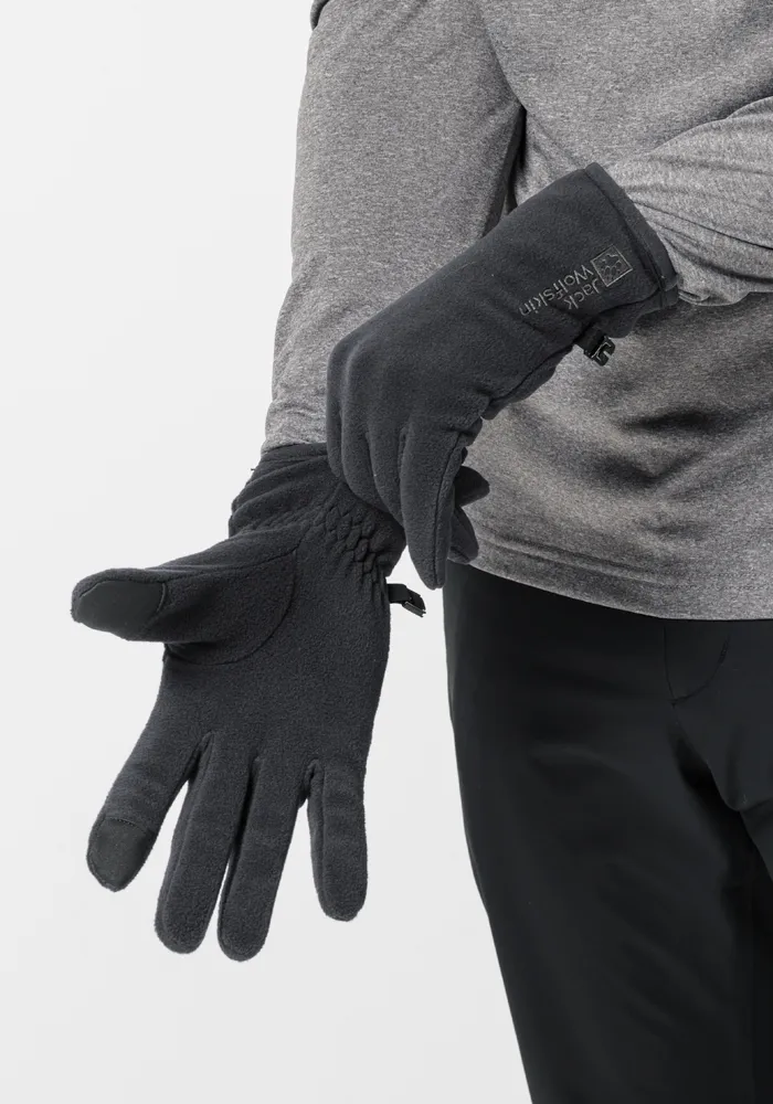 

Флисовые перчатки Jack Wolfskin "REAL STUFF GLOVE", черный