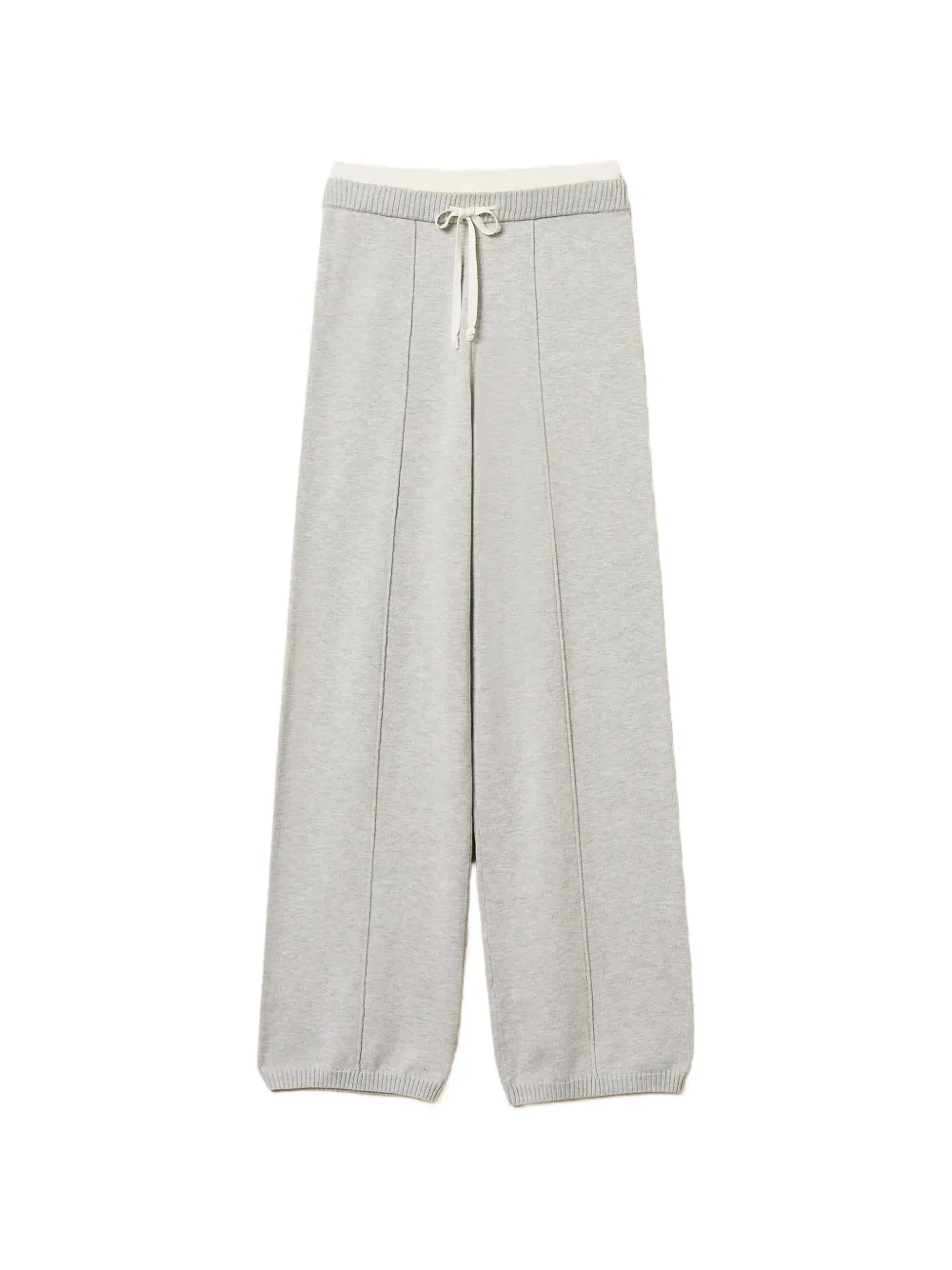 

Трикотажные брюки на завязках TWINSET, серый