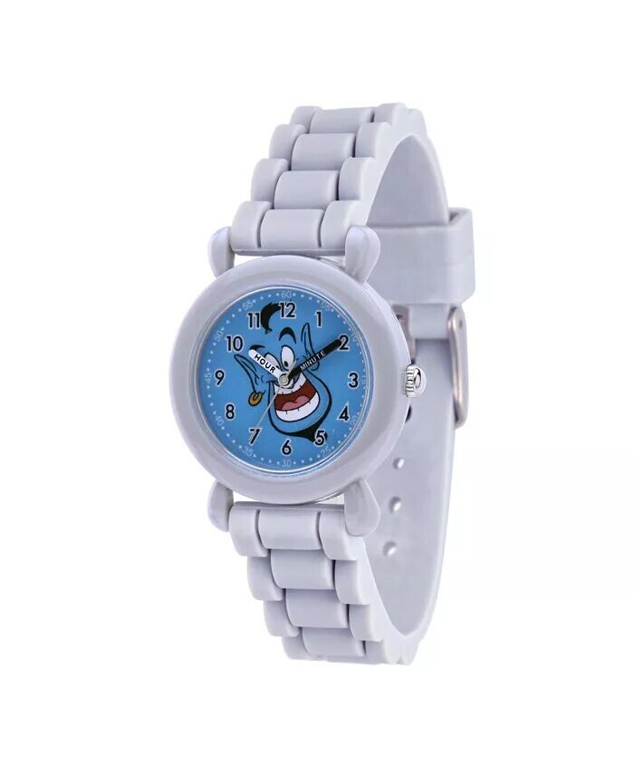 

Серые пластиковые часы Disney Aladdin Genie для мальчиков, 32 мм ewatchfactory, серый