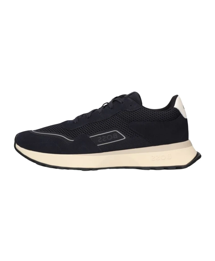 Низкие кеды jonah_runn Hugo Boss, синий
