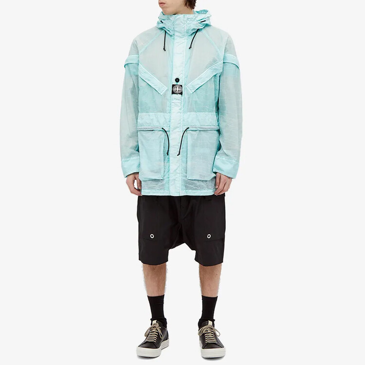 Куртка мужская зеленая Stone Island, зеленый — фото 2