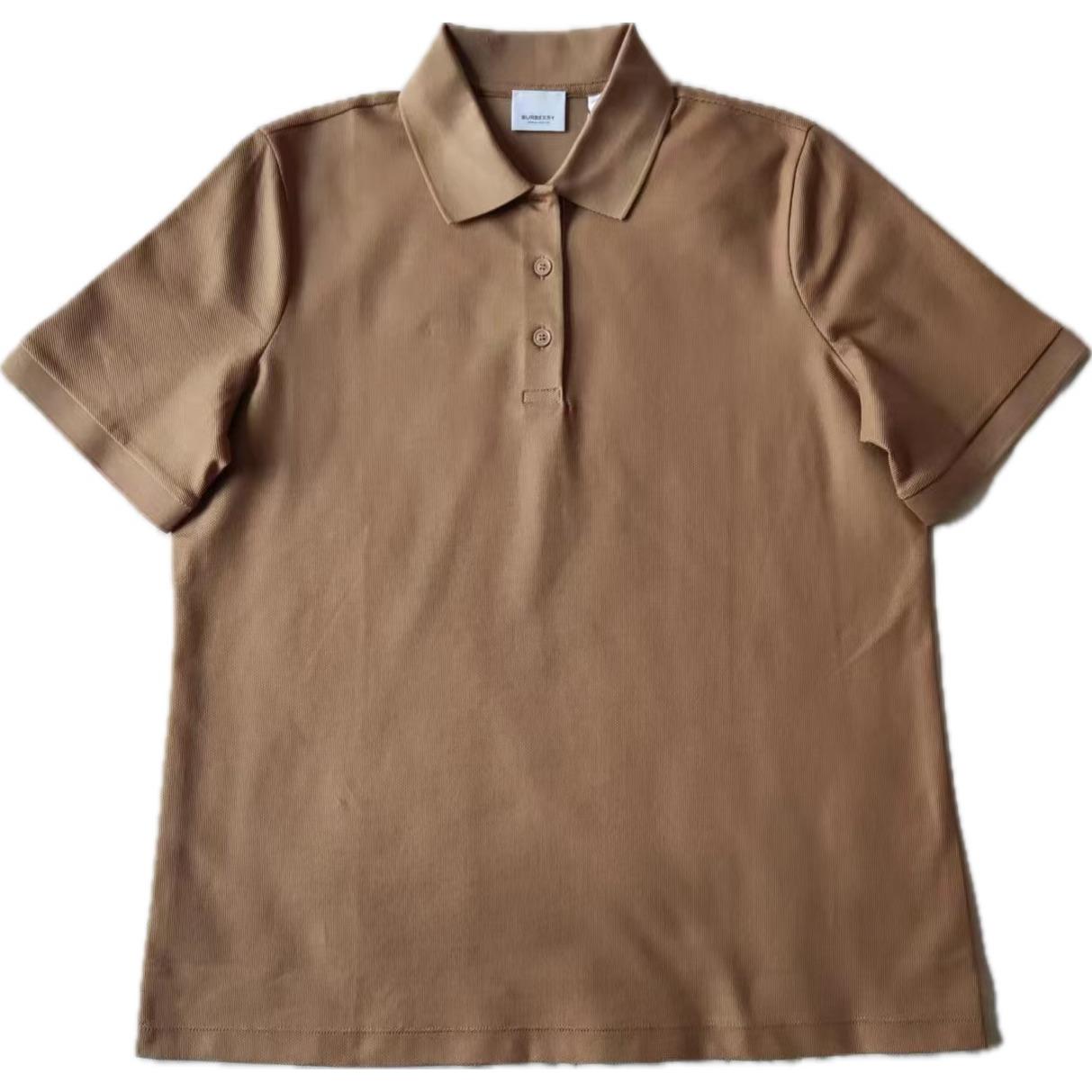 

Женская рубашка поло цвета умбры Burberry, Umber
