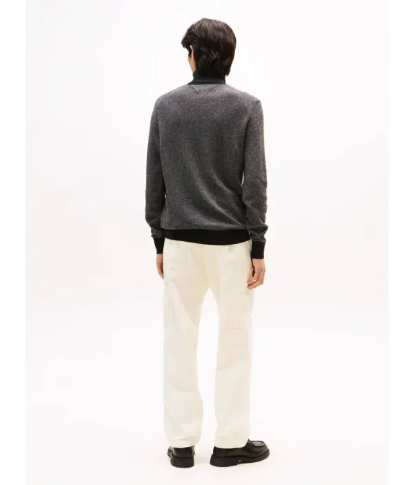 Водолазка PIMA regular fit Tommy Hilfiger, черный — фото 3