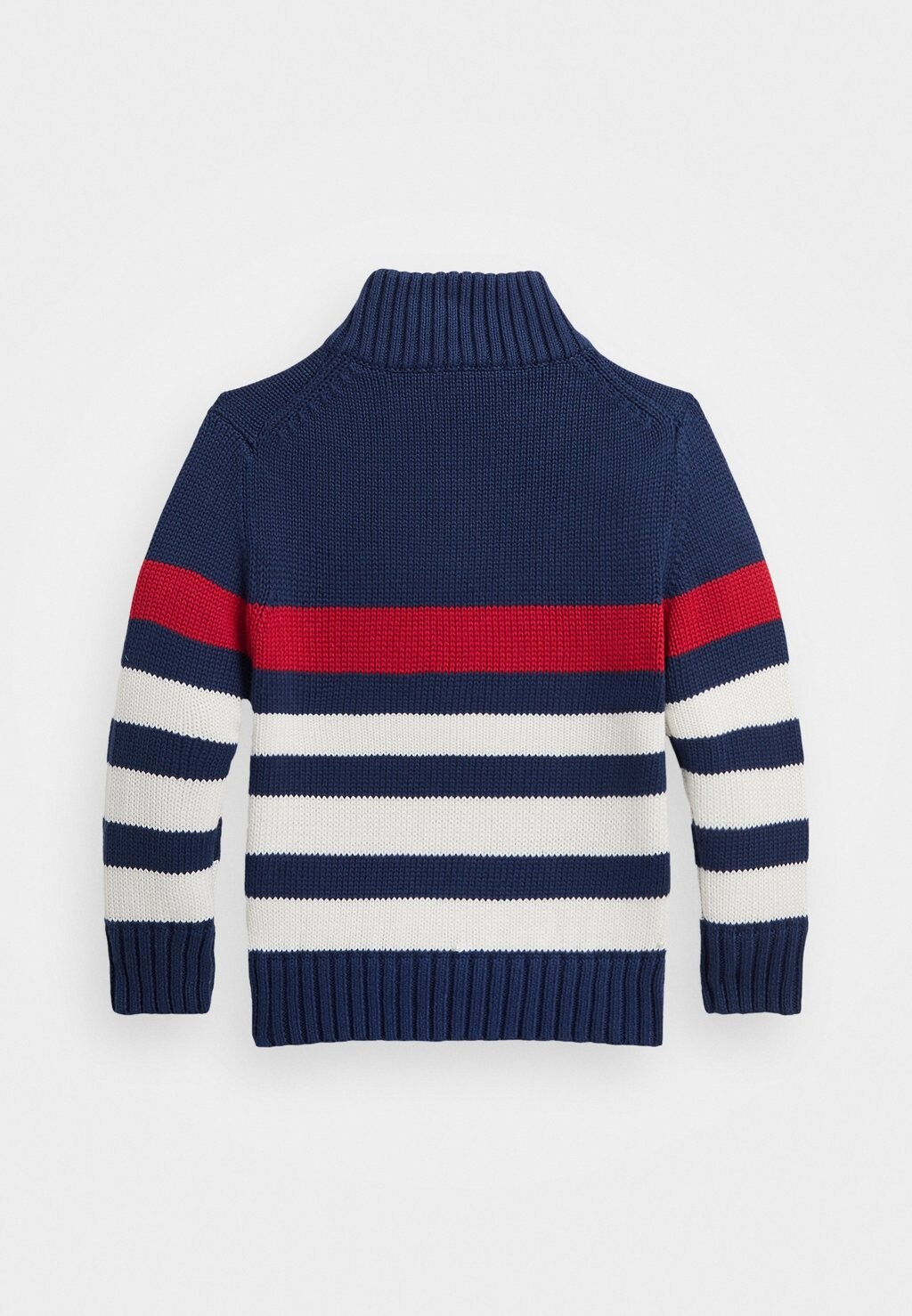 

Вязаный свитер STRIPED COTTON QUARTER ZIP JUMPER Ralph Lauren, разноцветный
