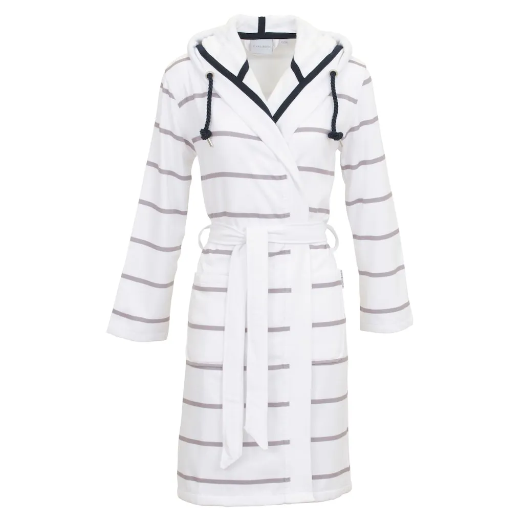 

Женский банный халат 560310 1 шт. Carl Ross, белый/платиновый