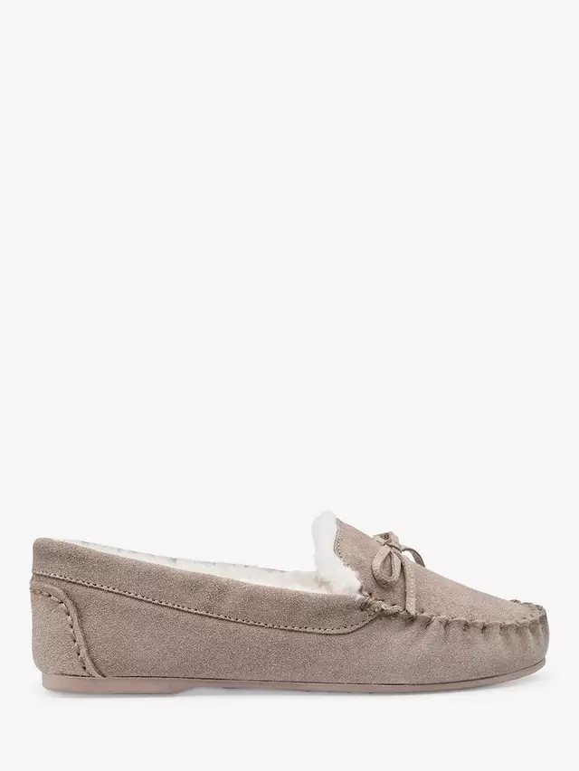 

Тапочки Hotter Cherish Suede Faux Fur Lined, цвет light/mink