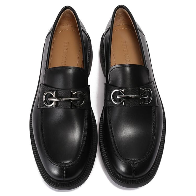 Туфли мужские низкие Ferragamo, черный — фото 4