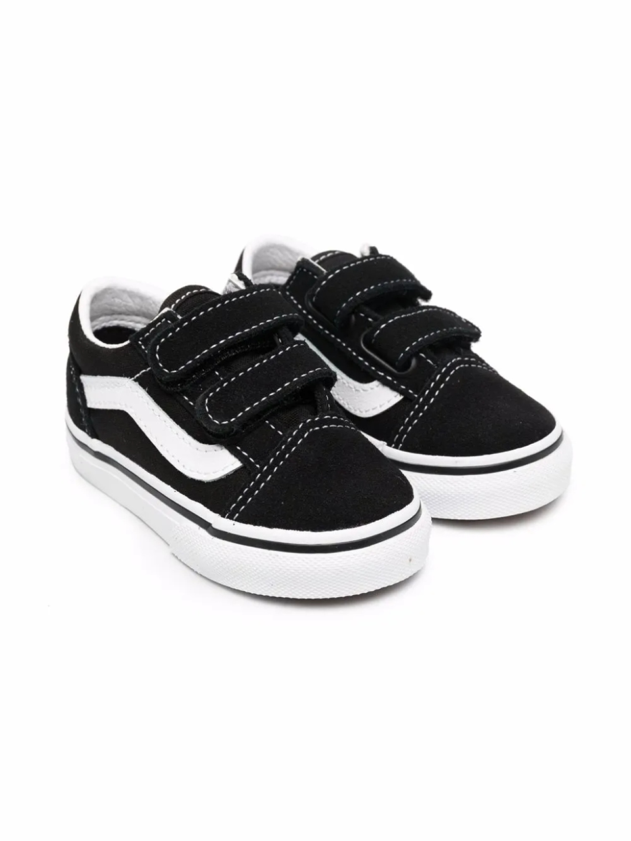 

Vans Kids кеды Old Skool на липучках, черный