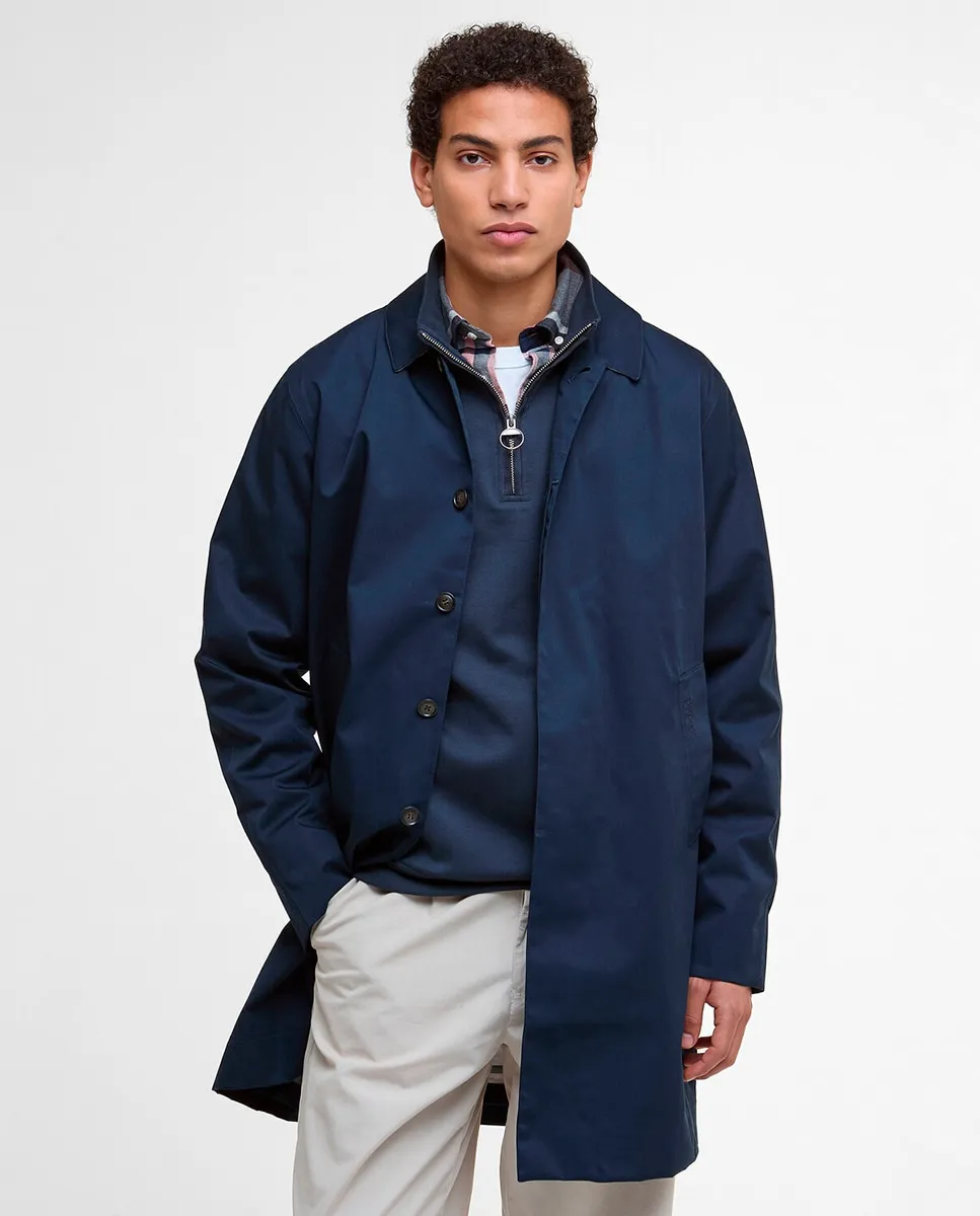 

Мужской водонепроницаемый плащ Barbour, синий