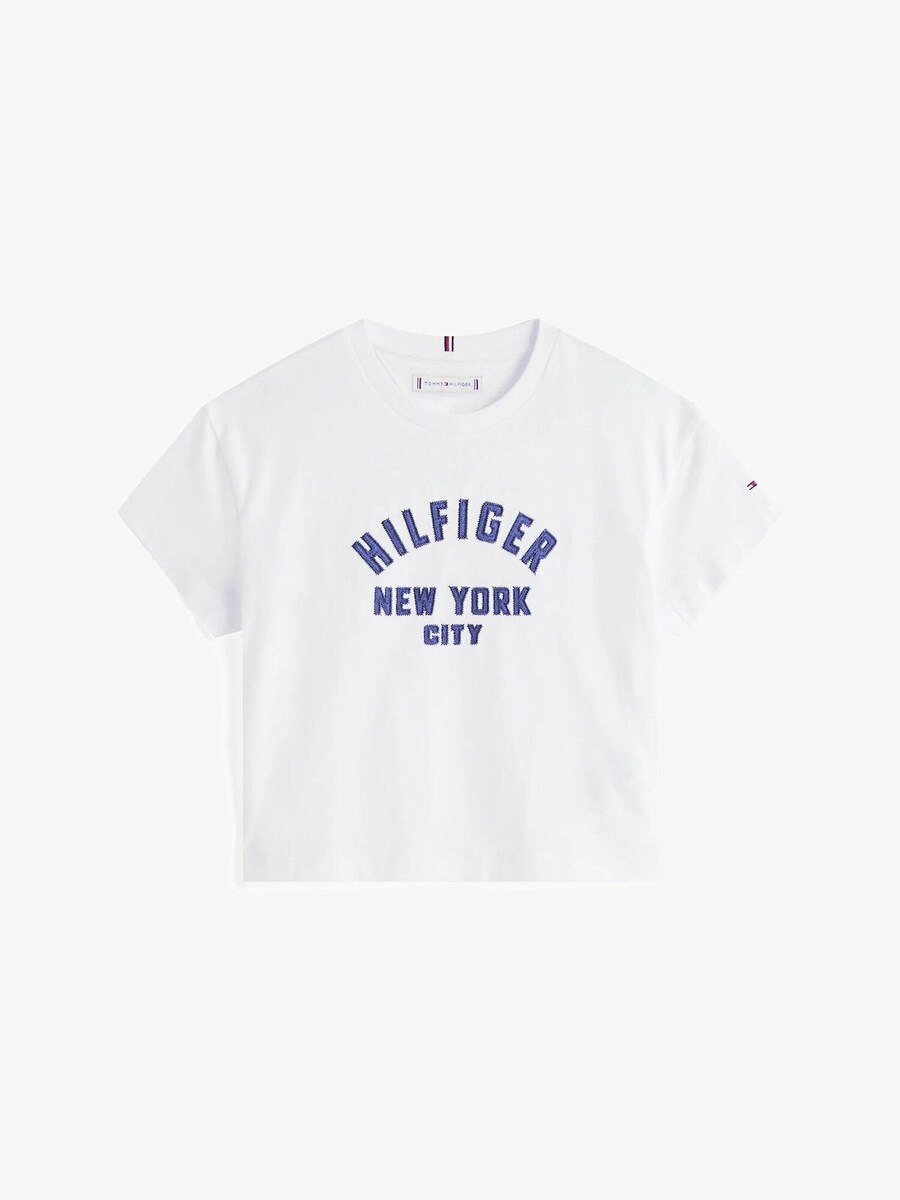 

Футболка TOMMY HILFIGER Logo Appliqué, White
