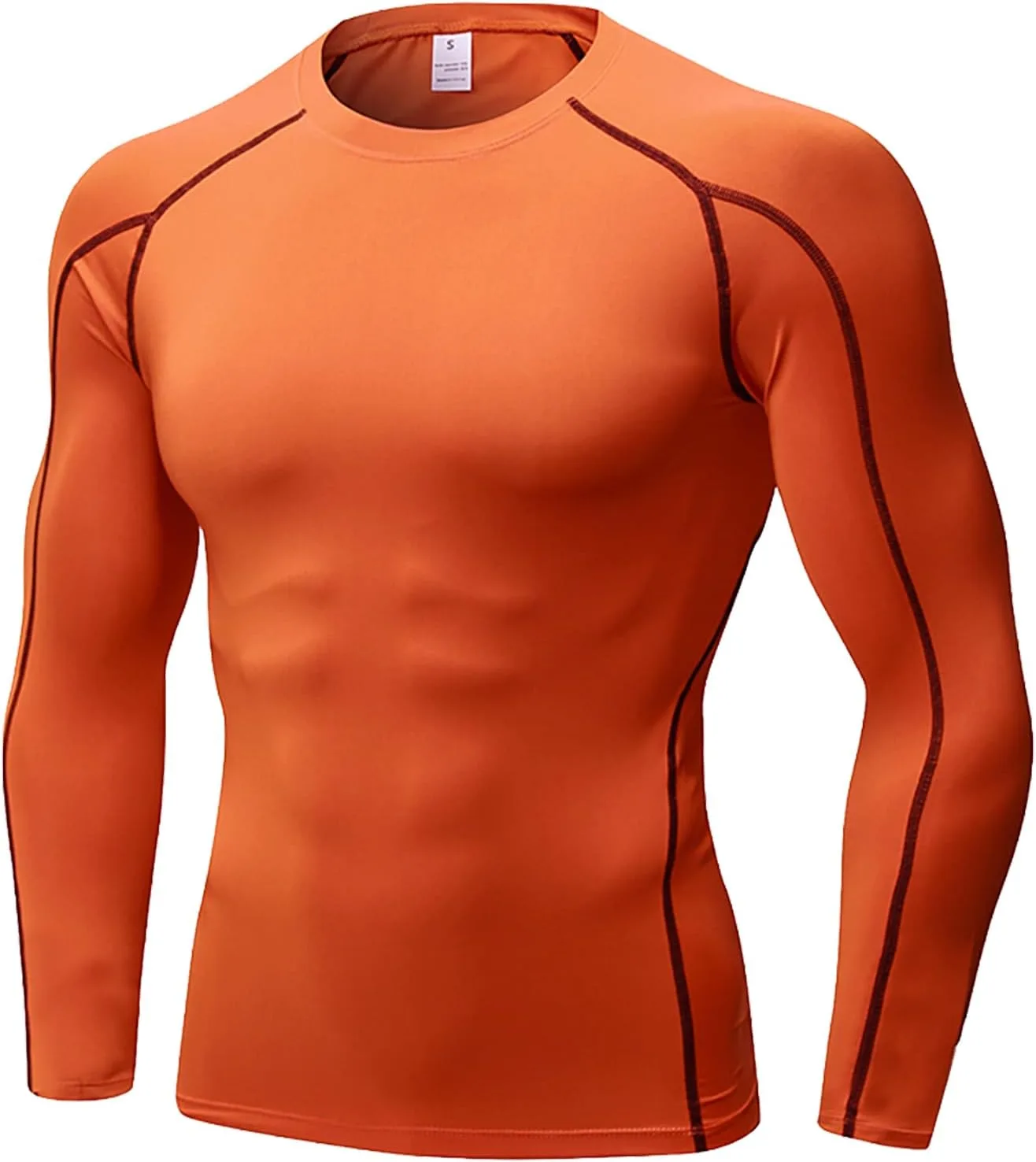 

Мужская компрессионная футболка Yuerlian с длинным рукавом для тренировок