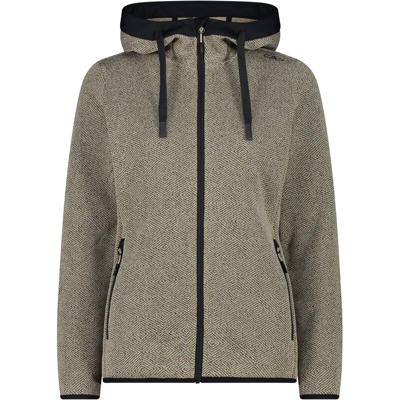 

Толстовка с капюшоном женская куртка с фиксированным капюшоном Cmp, цвет sabbia