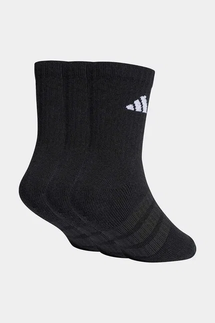 Носки детские хлопковые 3 шт Adidas Performance, черный — фото 2