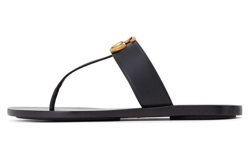 Сандалии GUCCI Leather Thong Sandals Women's