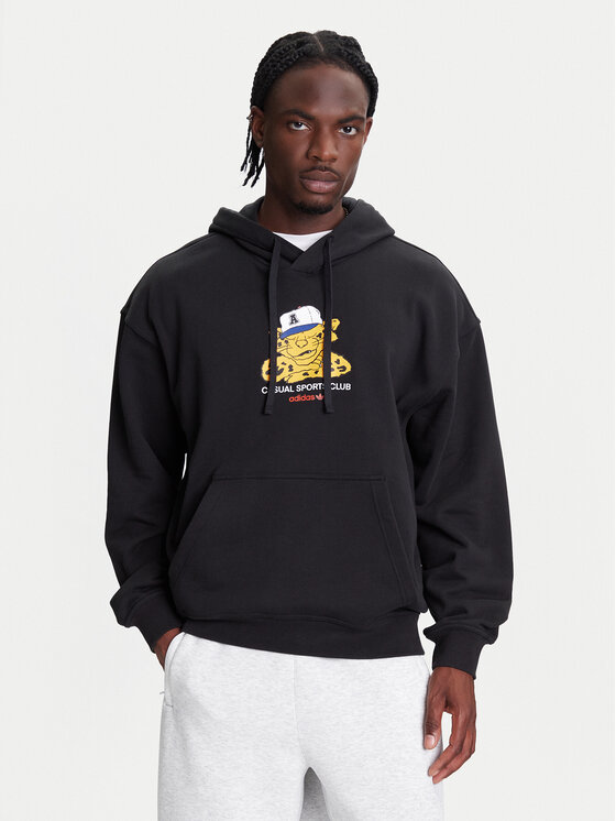 

Свободный крой толстовка Wabash JW0166 Adidas, черный