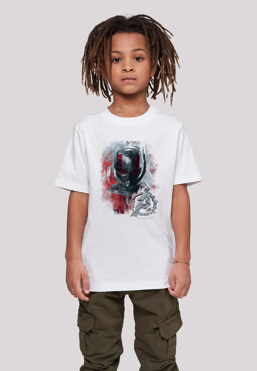 

Футболка F4NT4STIC "Marvel Avengers Endgame Ant-Man Brushed", унисекс для детей, товары премиум-класса, для мальчиков, для девочек, принт с логотипом, белый