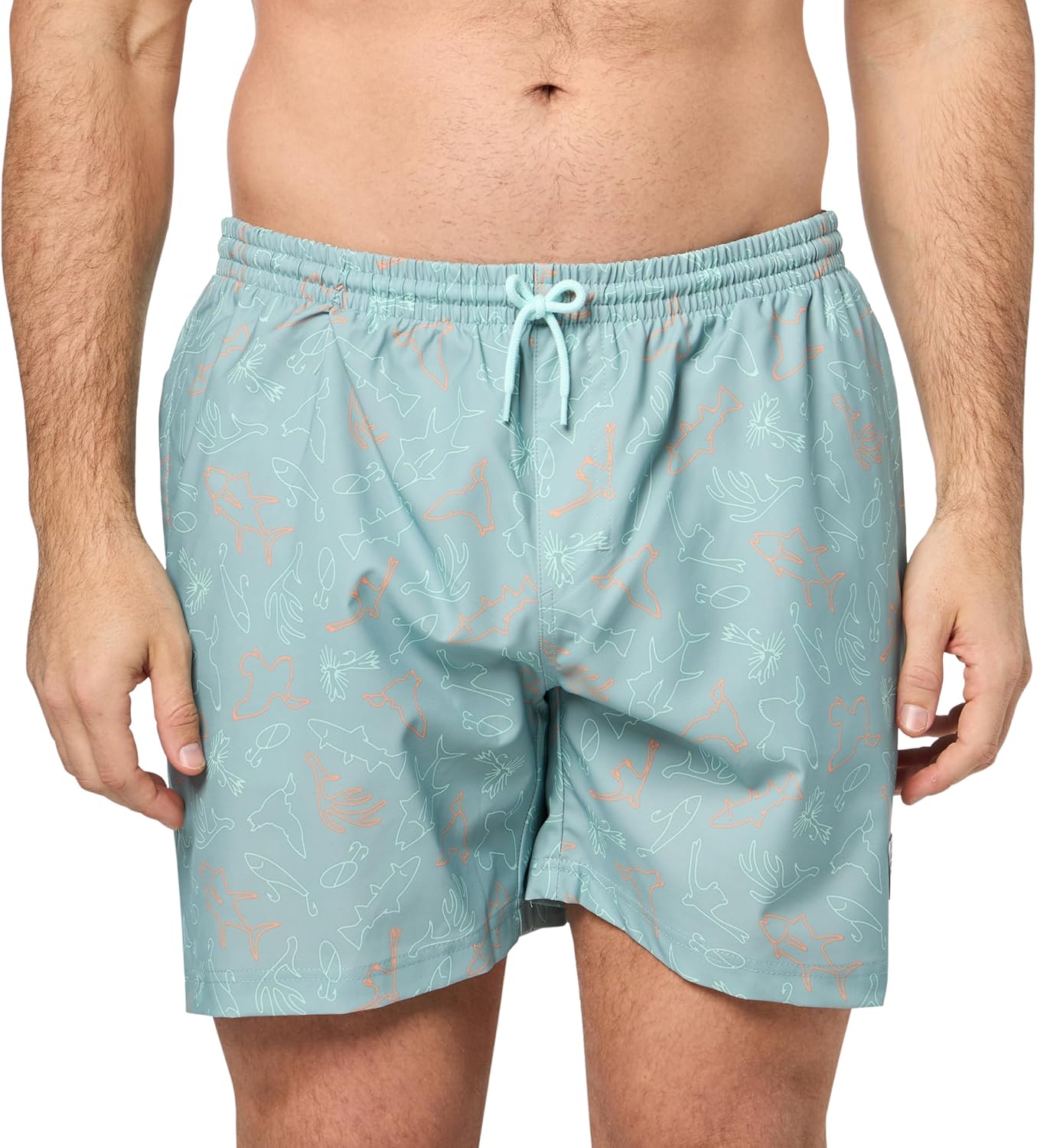 

Columbia мужские шорты PFG Rambler Water, Crushed Blue Casted N Blasted