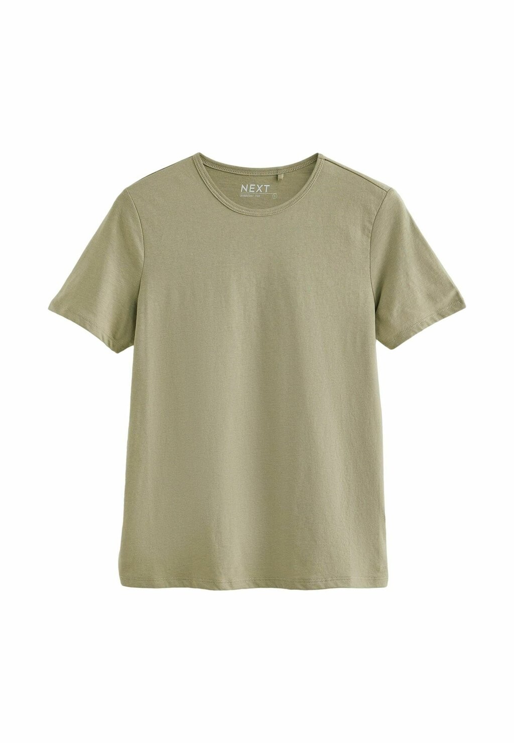 Базовая футболка The Everyday Crew Neck Rich Short Sleeve- Regular Fit Next, оливково-зеленая — фото 2