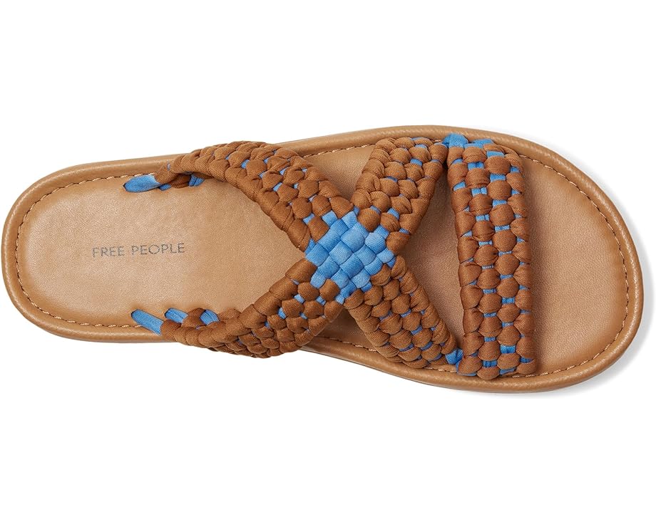 Сандалии Free People Edge Water Woven Sandal, цвет Swim Team/Luggage — фото 2