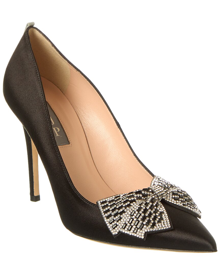Туфли-лодочки SJP by Sarah Jessica Parker Farhana 100 Satin Pump, черный