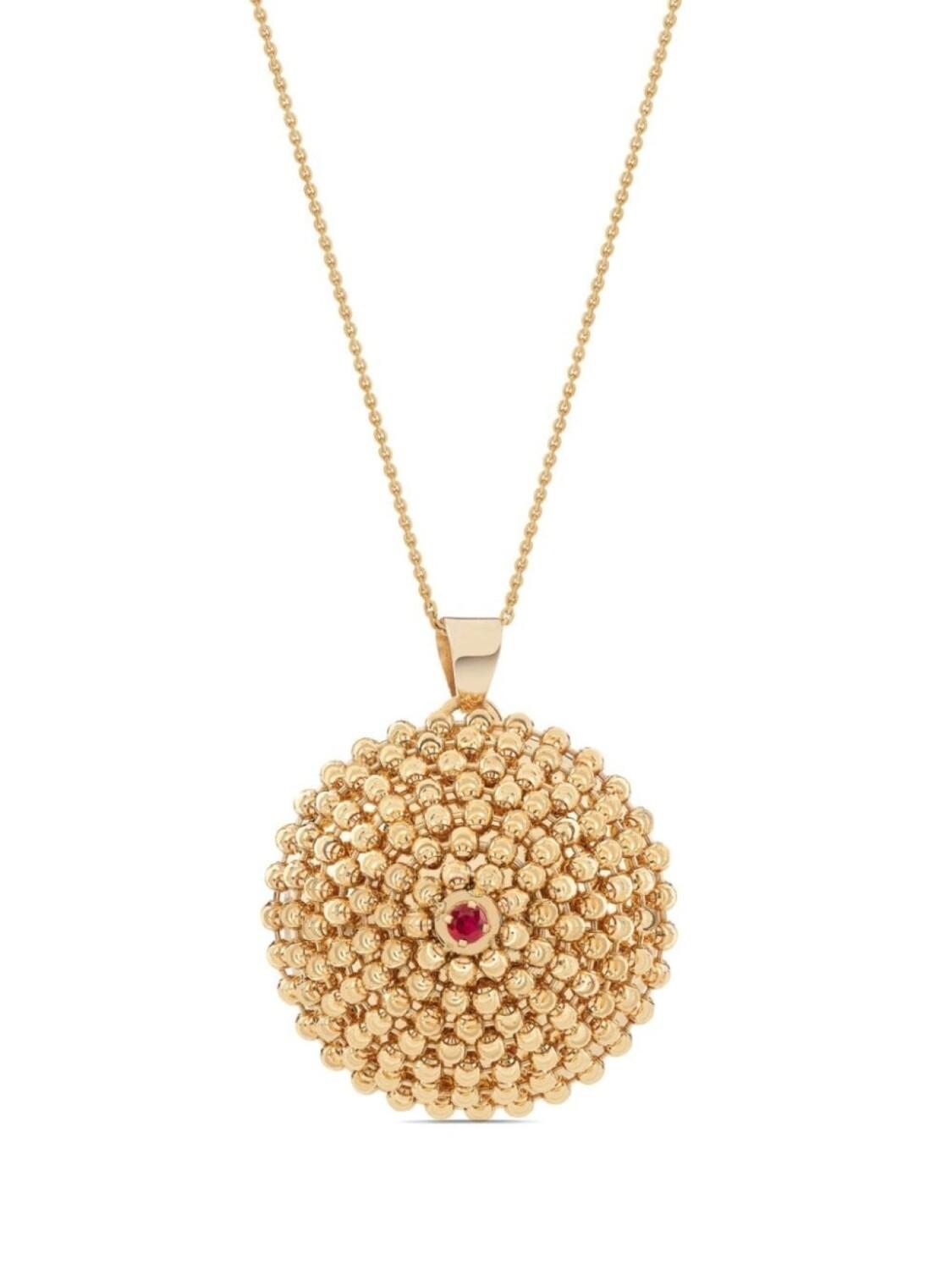 

Колье Mimosa из желтого золота с рубинами Officina Bernardi, золотой