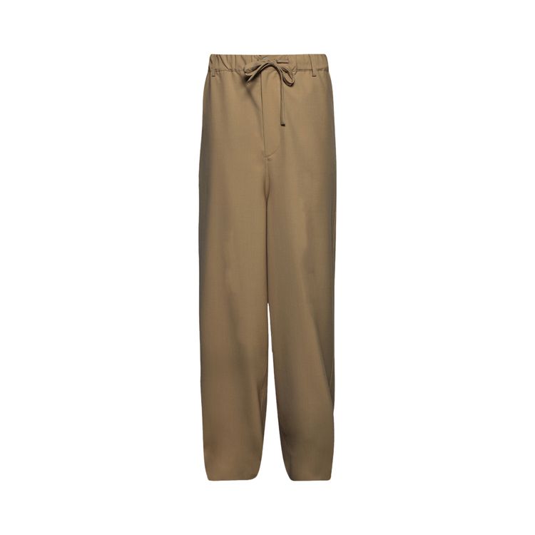 

Брюки Marni Wool Blend Trousers 'Winter Wheat', загар