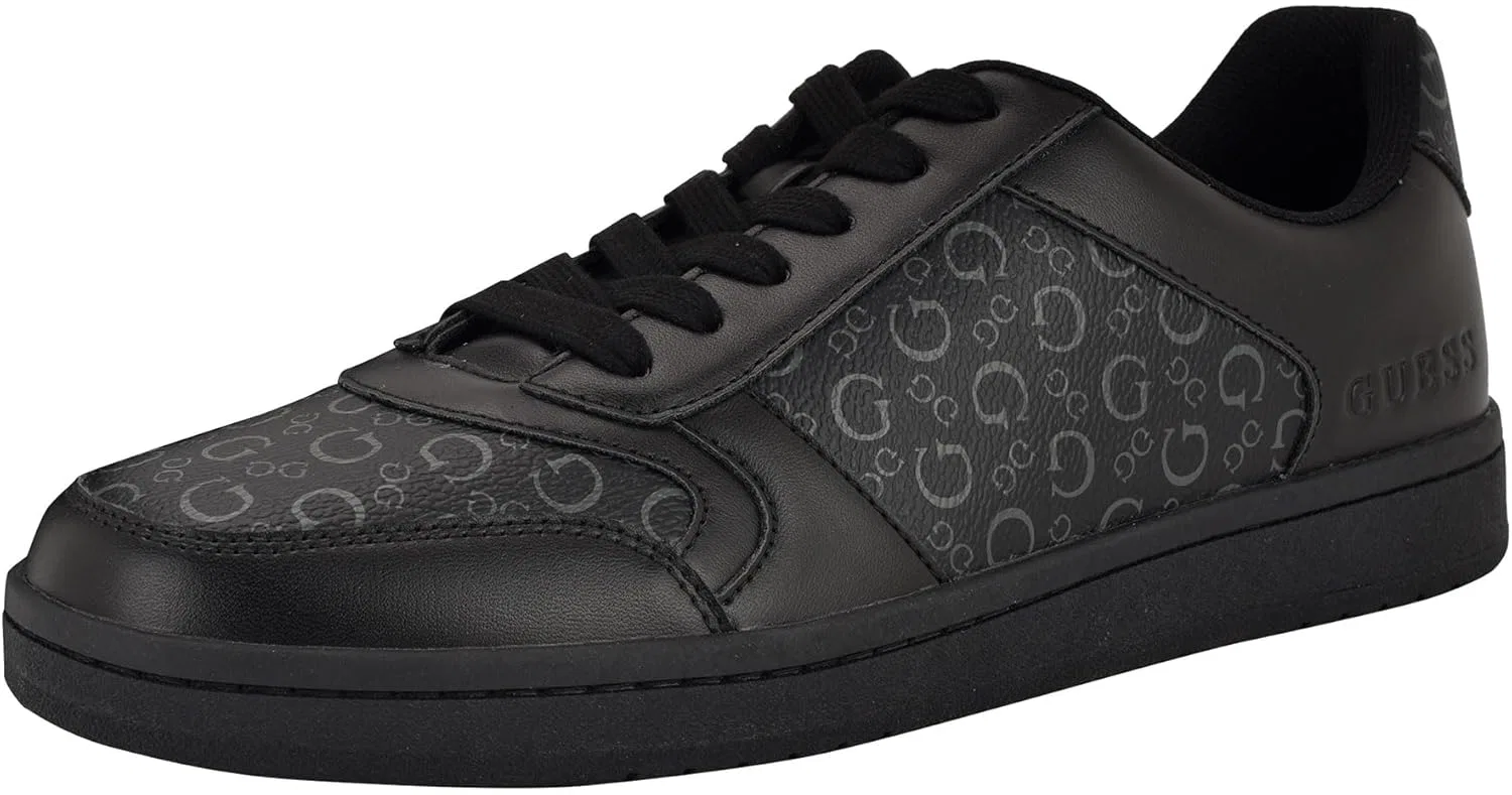 Мужские кроссовки Guess Leaton, Black Grey Logo Multi 001
