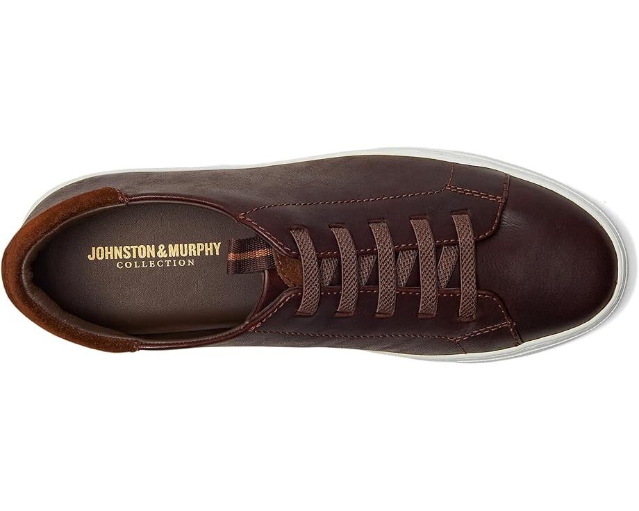 Кроссовки Johnston & Murphy Collection Anson Lace-To-Toe, цвет Dark Brown English Full Grain — фото 2