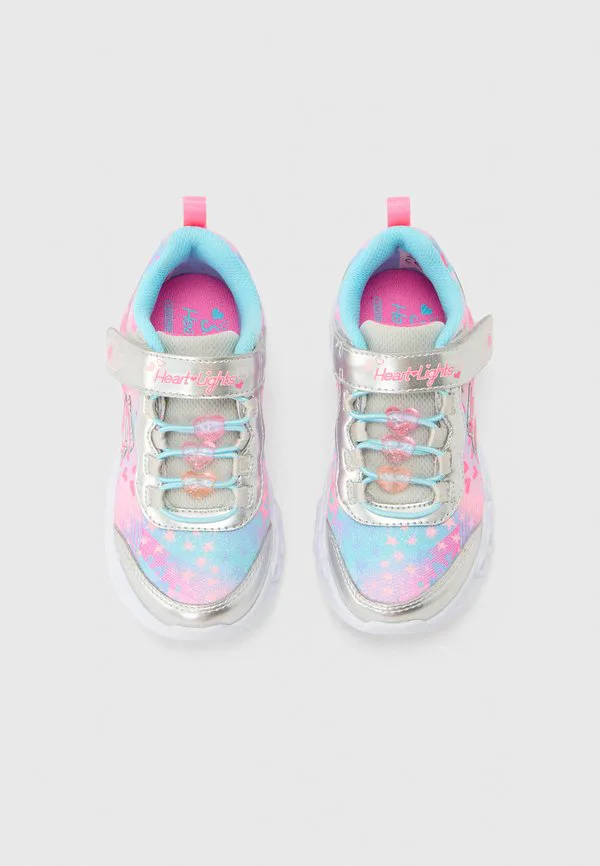 Кроссовки infinite heart lights Skechers, Silver-Coloured/Multi-Coloured — фото 4