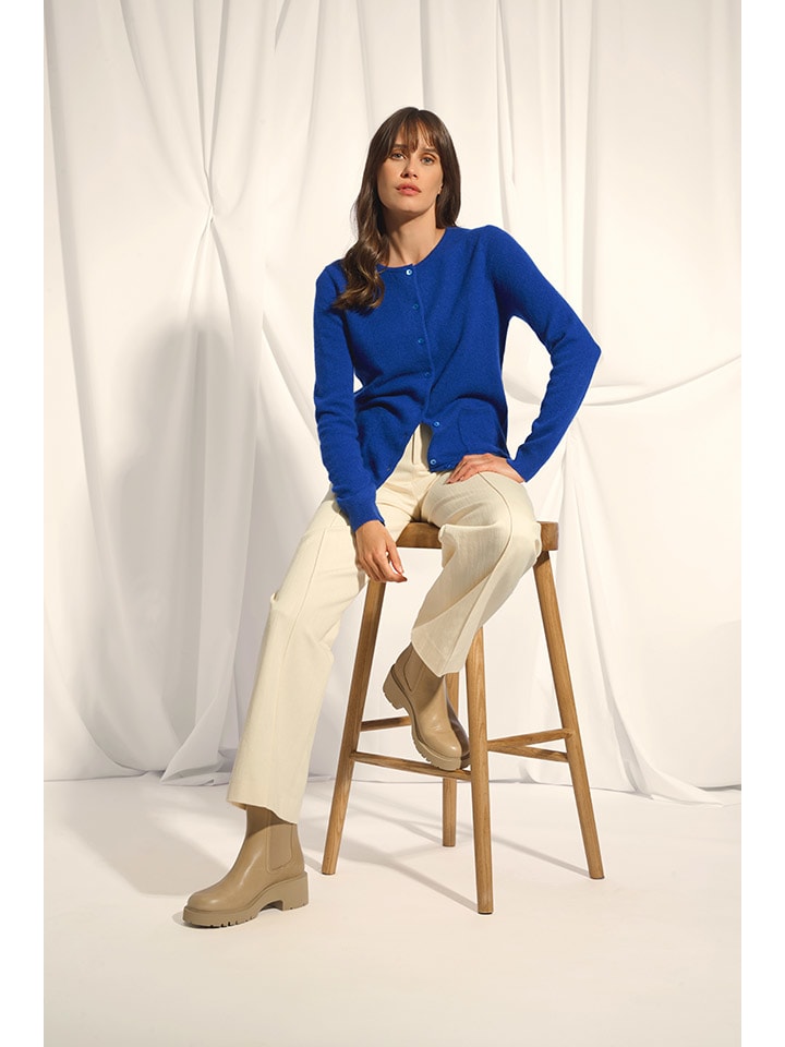 

Кардиган Just Cashmere, синий
