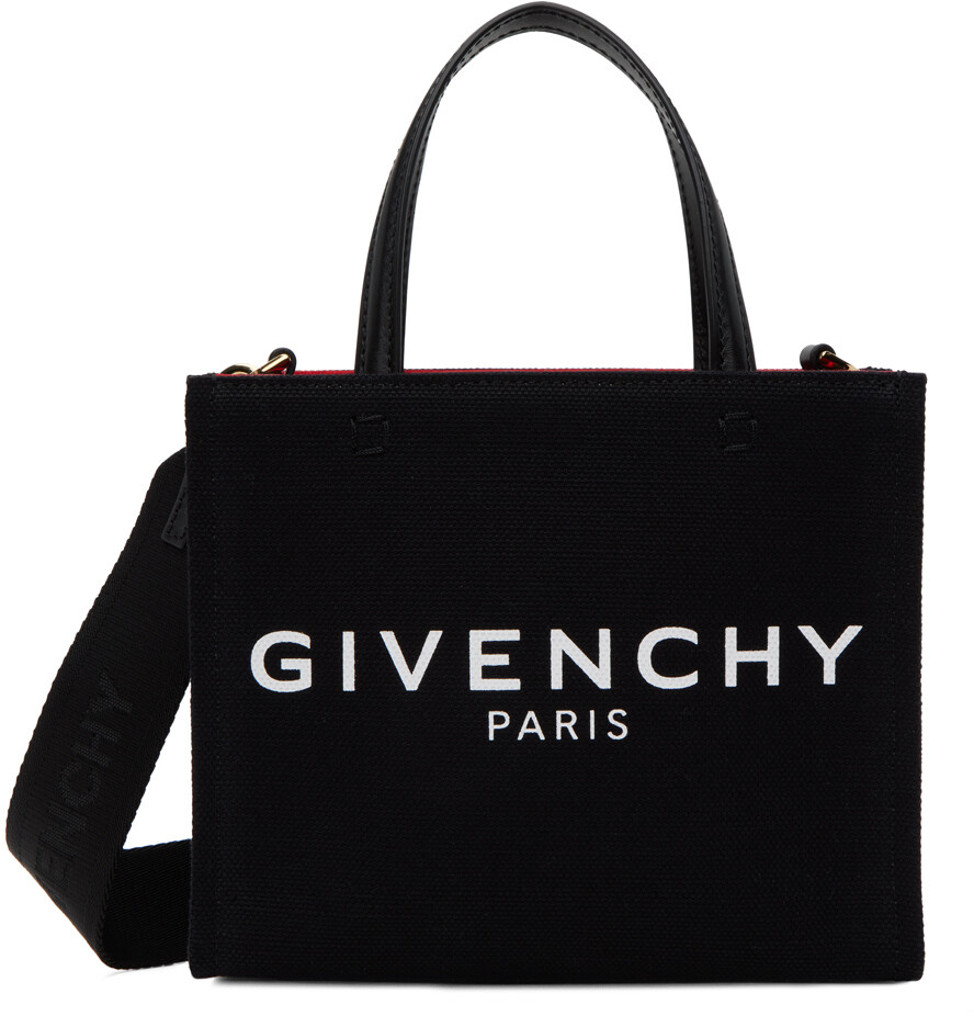 

Черная сумка-тоут Mini G Givenchy