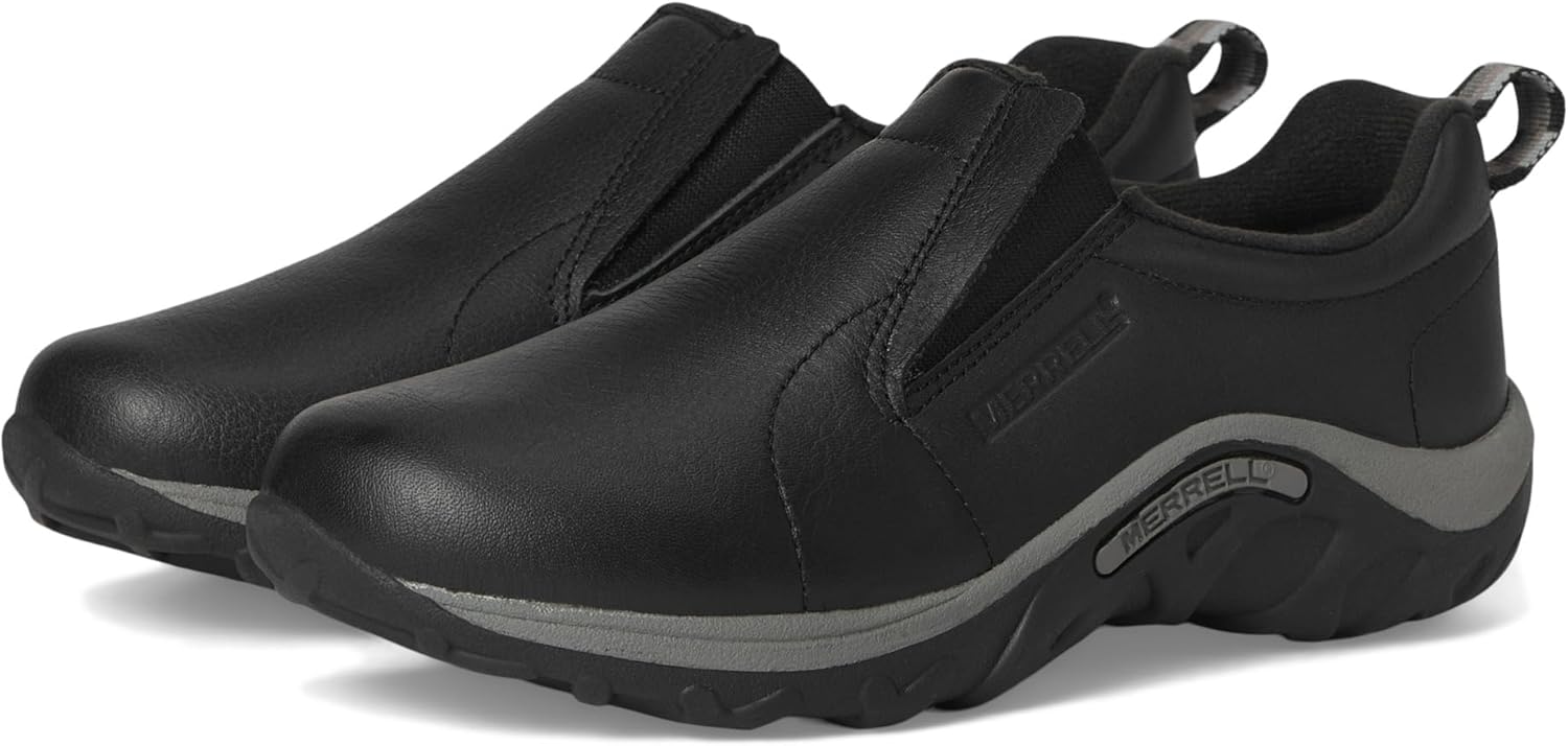 Детские кожаные кроссовки Jungle Moc Merrell, черный — фото 2